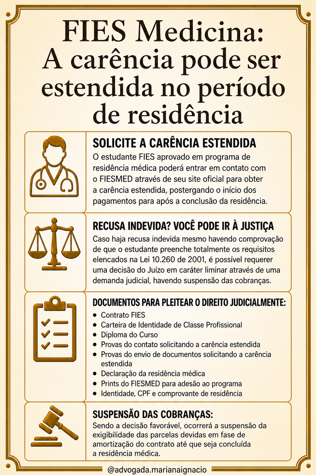 FIES MEDICINA: A CARÊNCIA PODE SER ESTENDIDA