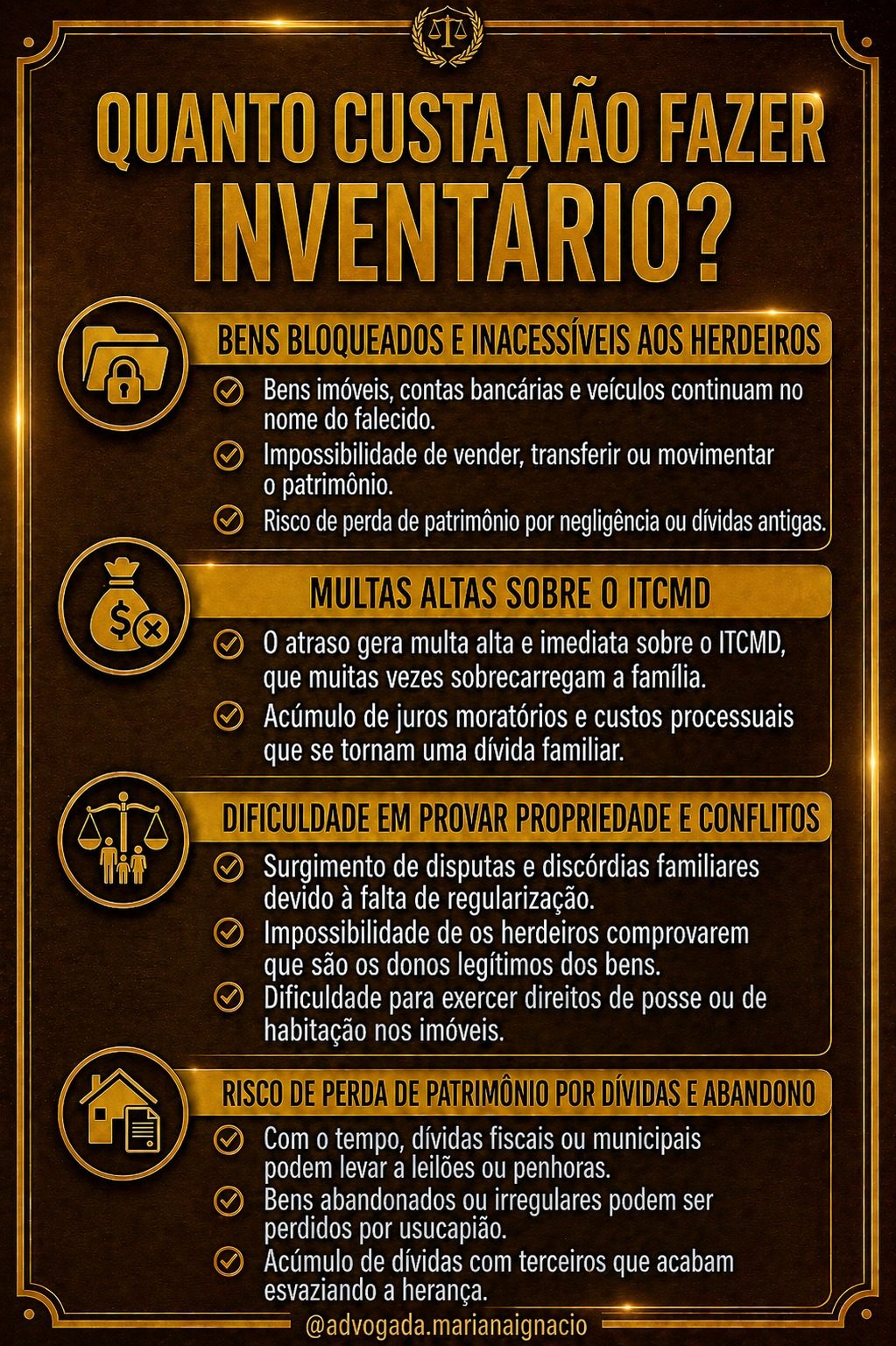 CONSEQUÊNCIAS DE NÃO REALIZAR O INVENTÁRIO