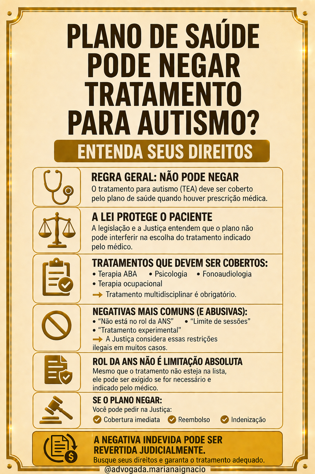 PLANO DE SAÚDE E TRATAMENTO PARA AUTISMO